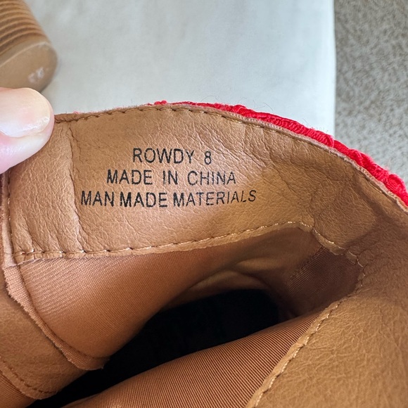 Hey girl by Corkeys red lace boots - Picture 5 of 7